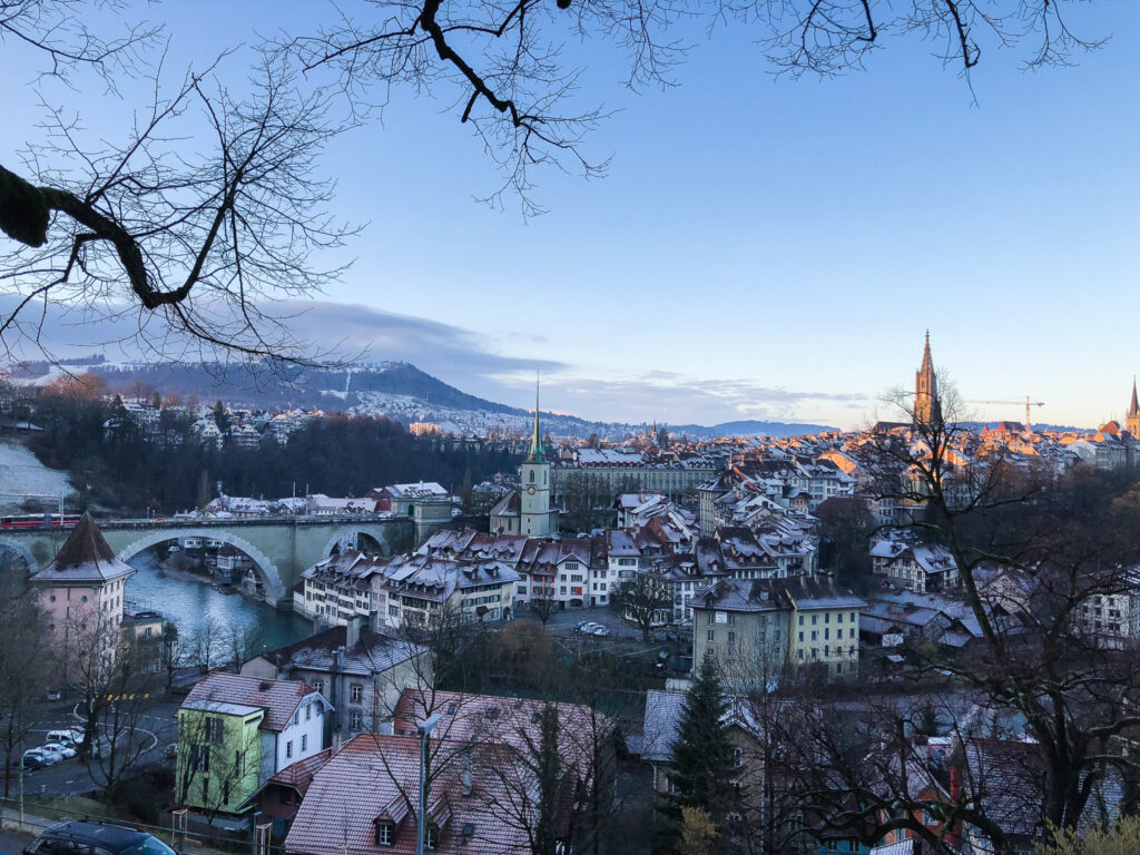 Vista su Berna dal Rosengarten
